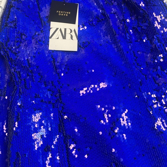 Zara sequins dress with slit - Picture 6 of 6